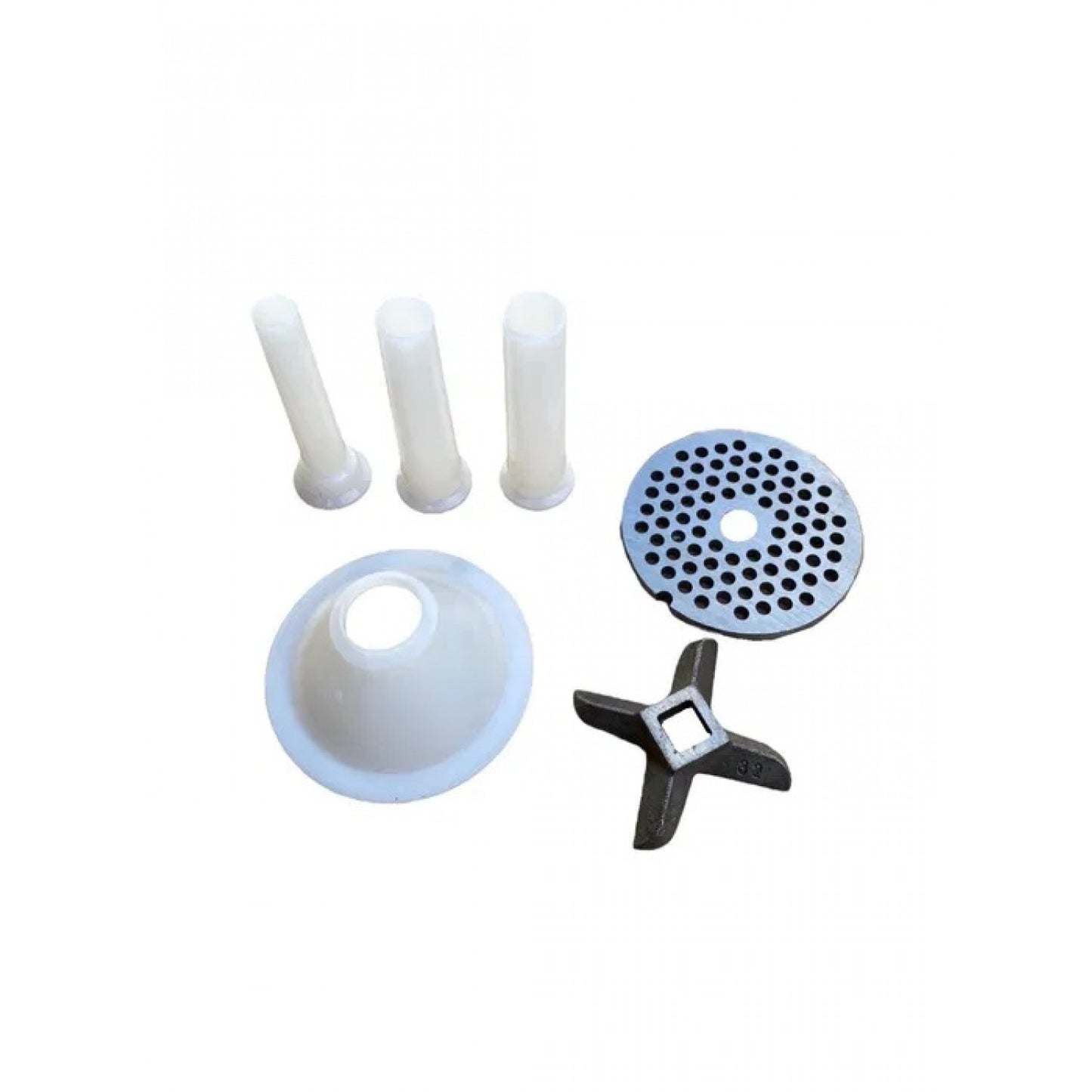 ЧУГУНЕНА МЕСОМЕЛАЧКА 32-РИ НОМЕР С ЕЛЕКТРОМОТОР, СТОЙКА И МЕТАЛНА ФУНИЯ