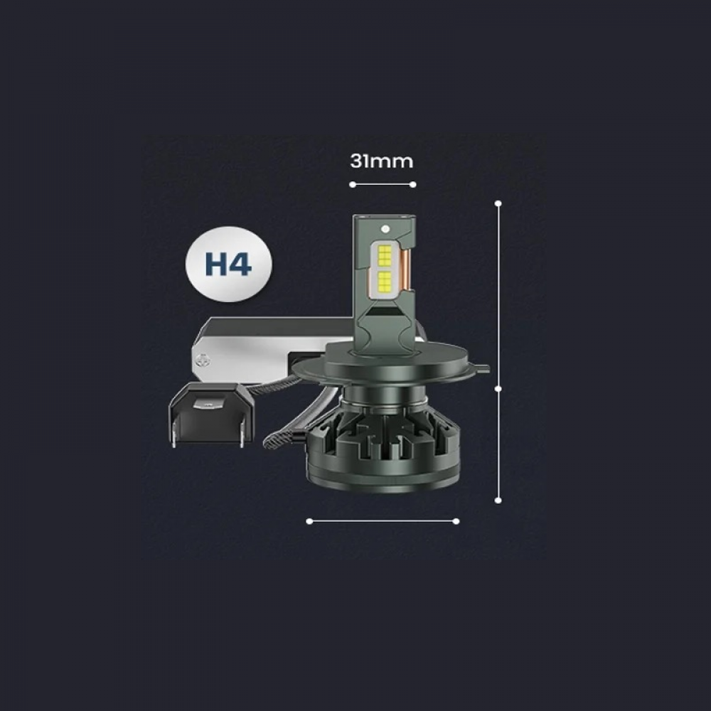 Диодни крушки T50W – H4 – 12V/24V