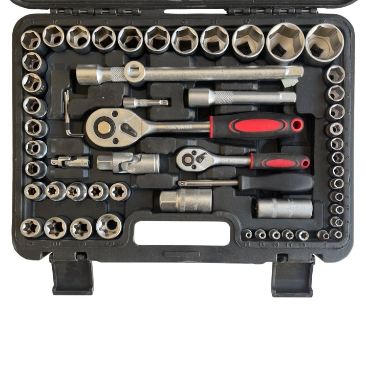 Професионален комплект Гедоре 108ч 1/2"