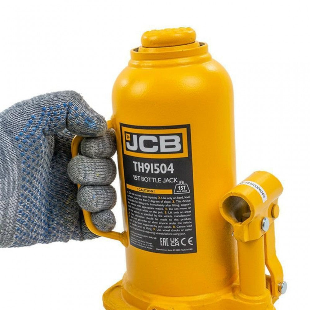 ХИДРАВЛИЧЕН КРИК ТИП БУТИЛКА 15 ТОНА JCB