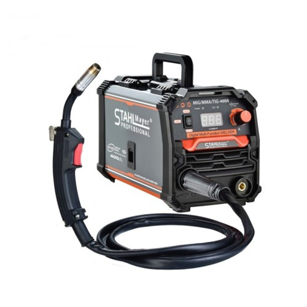 Комбиниран инверторен телоподаващ апарат MIG / MAG / MMA за заваряване без газ 400А StahlMayer - Pro