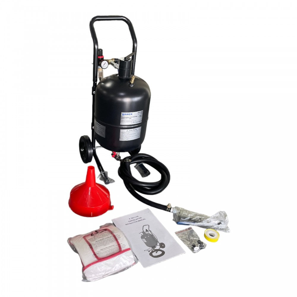 Пневматична пясъкоструйка 19 литра HAWEK