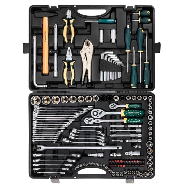 ГЕДОРЕ 1/4″, 3/8″, 1/2″ 142+6 ЧАСТИ ROCKFORCE PREMIUM