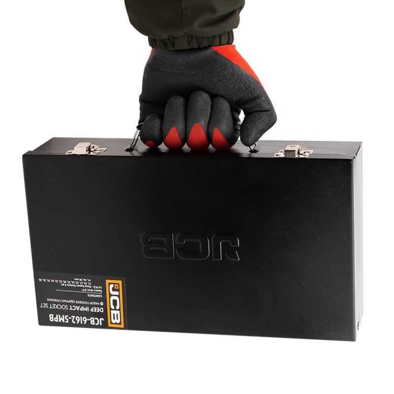 КОМПЛЕКТ УДАРНИ ВЛОЖКИ16 ЧАСТИ 3/4 (17 – 50 ММ) 6-СТЕННИ JCB