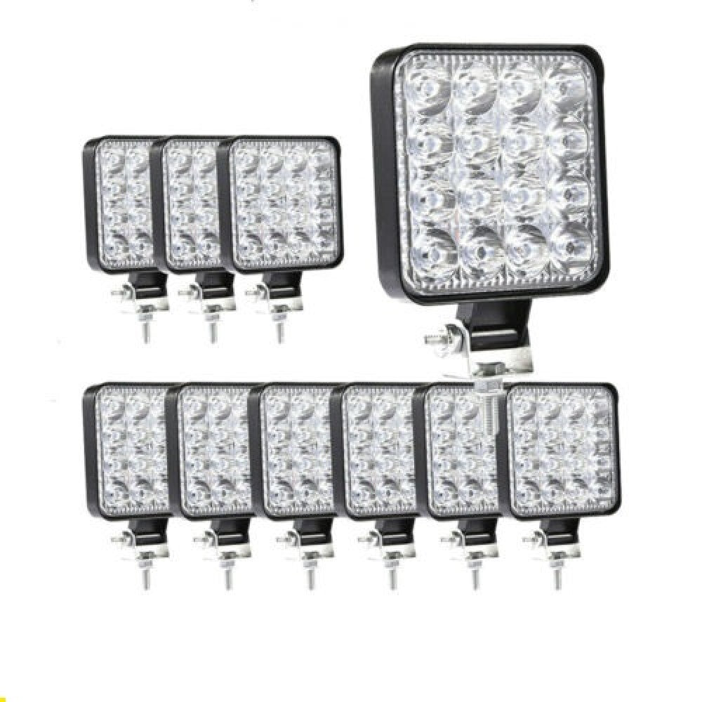 10 БР. ДИОДЕН ХАЛОГЕН 16 ДИОДА 48W