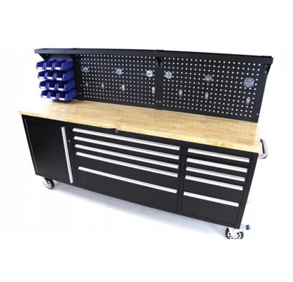 ПОДВИЖЕН ШКАФ ЗА ИНСТРУМЕНТИ С РАБОТЕН ПЛОТ ROCKFORCE