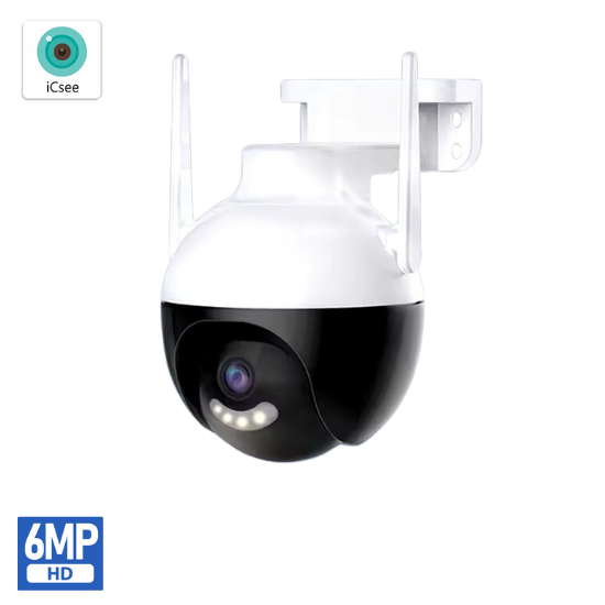 Куполна камера за видеонаблюдение – тип сфера 6MP 4LED