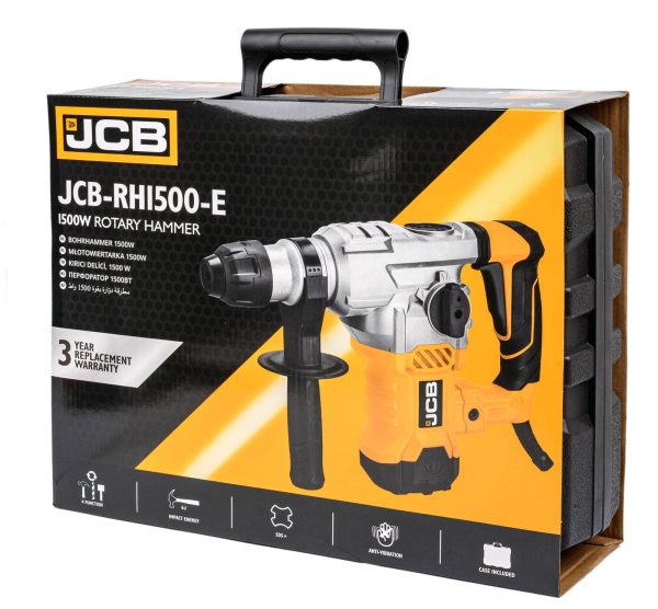 ЕЛЕКТРИЧЕСКИ ПЕРФОРАТОР 1500W SDS-PLUS JCB