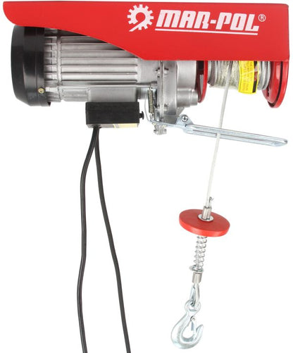 ЕЛЕКТРИЧЕСКА ВЪЖЕНА ЛЕБЕДКА 400 / 800 КГ 12 М 1300W MAR-POL