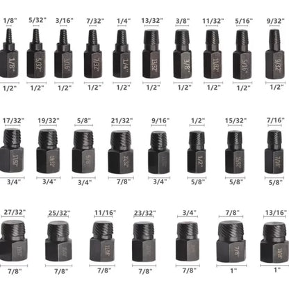 КОМПЛЕКТ ЕКСТРАКТОРИ 25 ЧАСТИ HAWEK