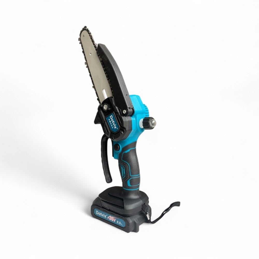 3в1 Акумулаторна лозарска ножица и трион с телескопичен прът 36V 8Ah Dotvix – електрическа резачка и ножица за лозя и дървета