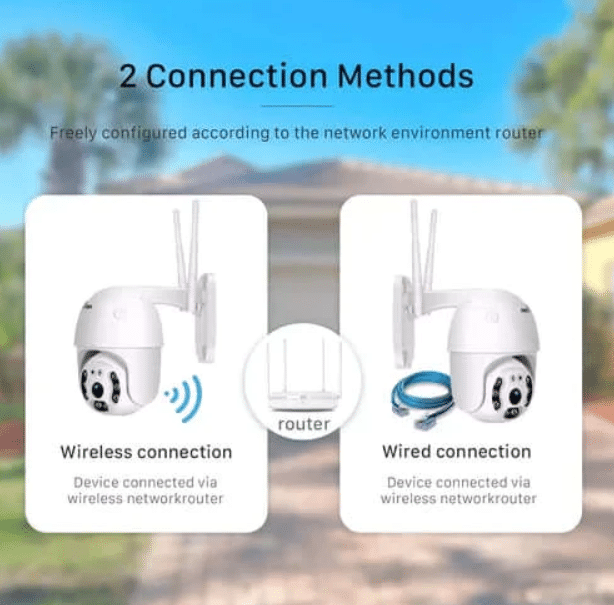 3бр. IP въртяща безжична камера Privine 5MPX- 4+4LED + 3бр. SD карта 64gb iCsee