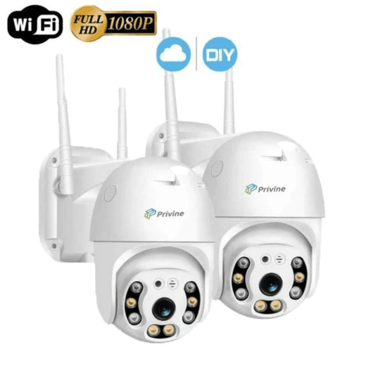 Въртяща безжична камера Privine 5MPX- 4+4LED 2бр iCsee