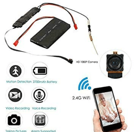 Скрита шпионска камера WiFi P2P