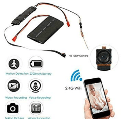 Скрита шпионска камера WiFi P2P