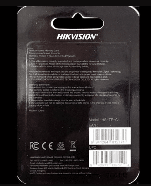 Карта памет – memory card 128gb hikvision