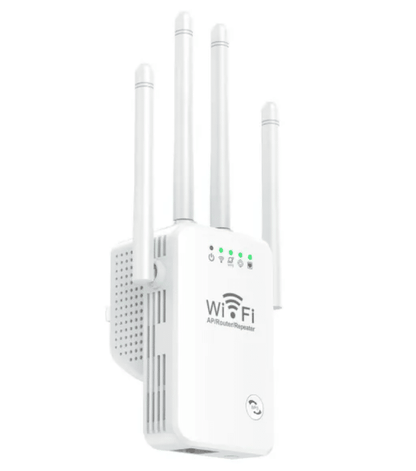 Усилвател повторител на WIFi сигнал с 4 антени до 300Mbps