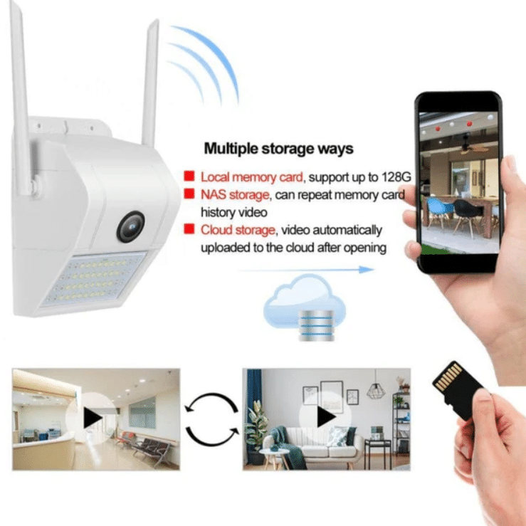 2в1 Wi-Fi камера с осветление