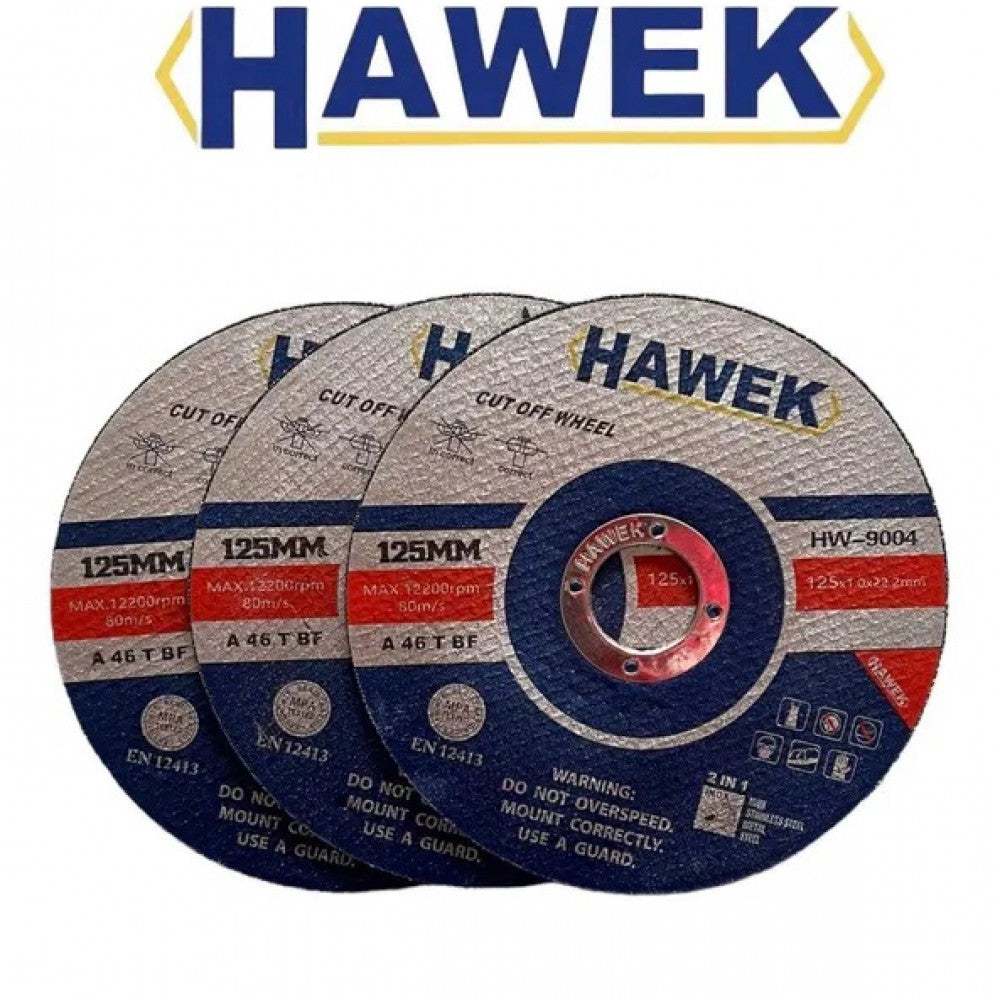 25 БРОЯ ДИСК ЗА МЕТАЛ И НЕРЪЖДАВЕЙКА 125 ММ / 1,0 ММ HAWEK