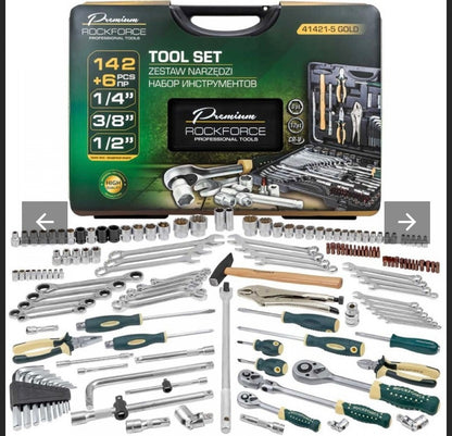 ГЕДОРЕ 142+6 ЧАСТИ ROCKFORCE PREMUM - GOLD