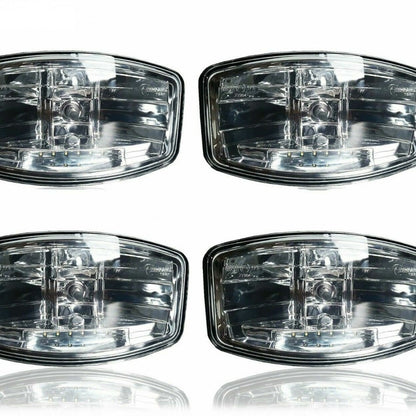 4 бр. Лед Led Правоъгълен Халоген за Тир, Камион/ 710621