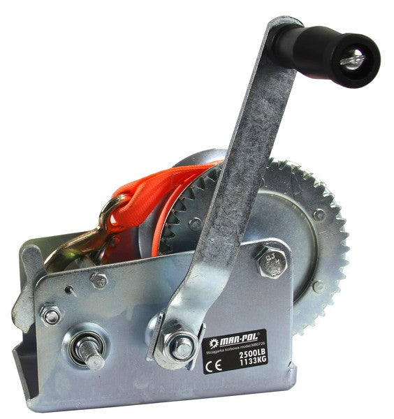 РЪЧНA ЛЕБЕДКА С КОЛАН 2500LBS – 1133 КГ MAR-POL