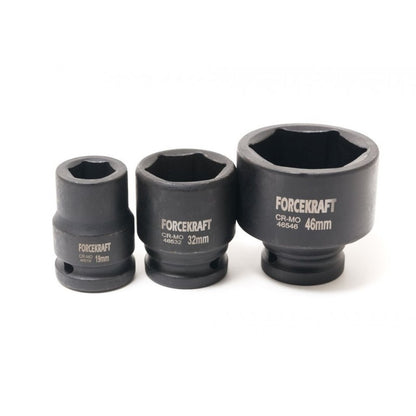 УСИЛЕНО ГЕДОРЕ С УДАРНИ ВЛОЖКИ 3/4″ 14 ЧАСТИ FORCEKRAFT