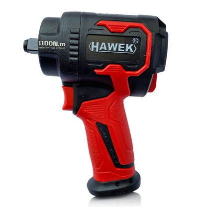 ПНЕВМАТИЧЕН УДАРЕН МИНИ ГАЙКОВЕРТ С КЪС ШПИНДЕЛ 1/2“ 1100NM HAWEK