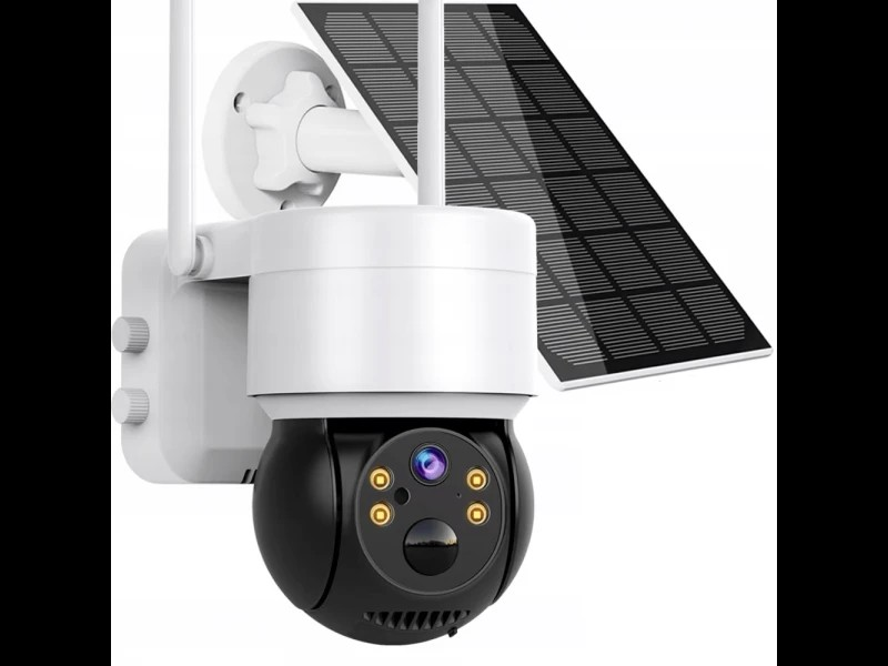 Соларна WIFI камера със соларен панел PTZ 360, 1080P, Full HD, цветно Hощно Bиждане