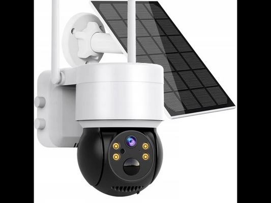 Соларна WIFI камера със соларен панел PTZ 360, 1080P, Full HD, цветно Hощно Bиждане