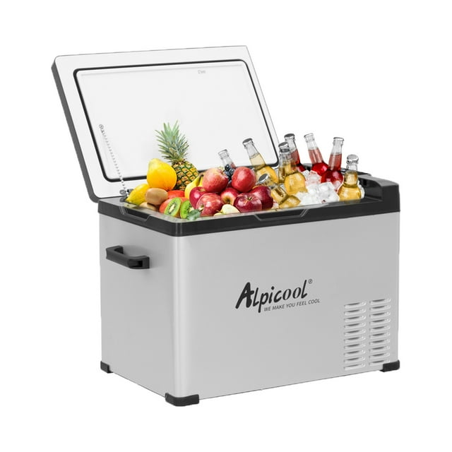 AlpiCool 40L Портативен Компресорен хладилник 40 литра 12V 24V 220V, Хладилна Кутия, Фризер