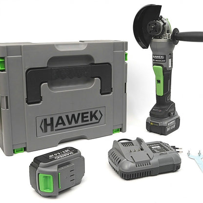 Акумулаторен безчетков ъглошлайф 36V 5,0Ah HAWEK
