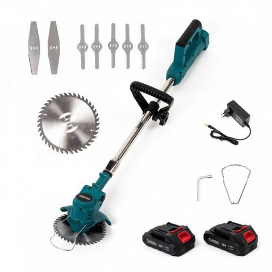 Акумулаторен градински тример с 2 батерии и зарядно 36V 8Ah StahlMayer