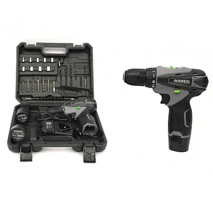 Акумулаторен винтоверт с вложки и удължение 12V HAWEK