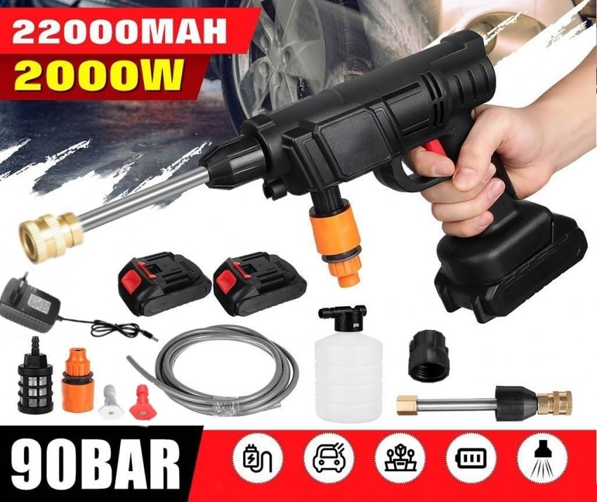 Преносима акумулаторна водоструйка 2000W с две батерии 36V 8ah