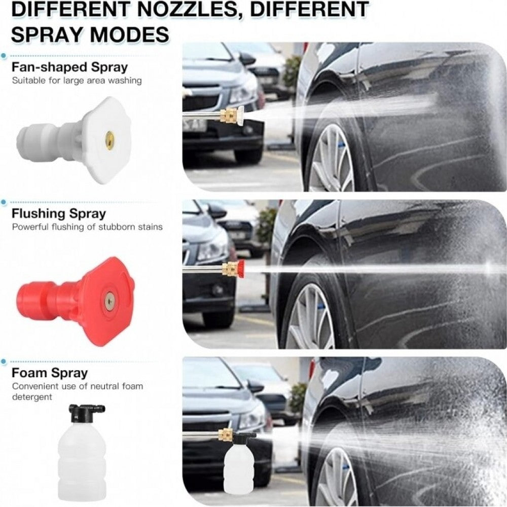 Преносима акумулаторна водоструйка 1500W 40BAR с две батерии