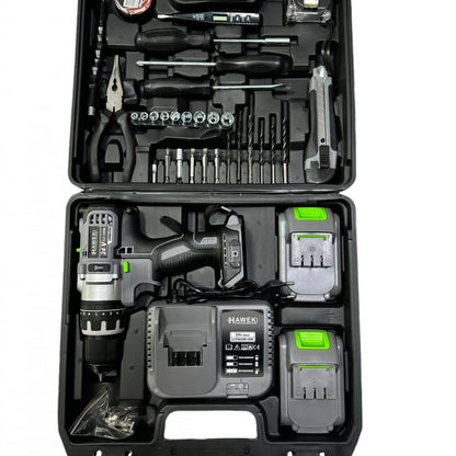 Акумулаторен ударен винтоверт с части HAWEK , 24v 4.0A