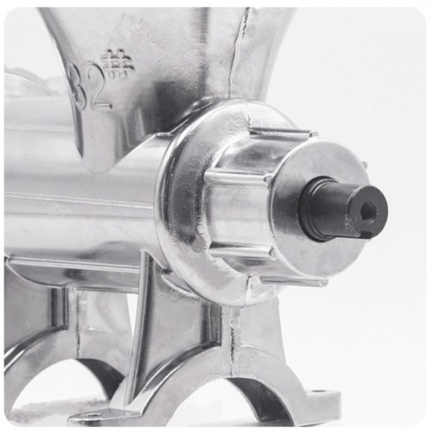 АЛУМИНИЕВА МЕСОМЕЛАЧКА №32 СЪС СТОЙКА И ЕЛЕКТРОМОТОР 2.2 KW. – 1500 ОБ. / МИН.