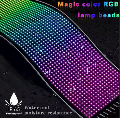 Светещи LED очи за предно стъкло, дяволски очи Devil Eyes 60/12см