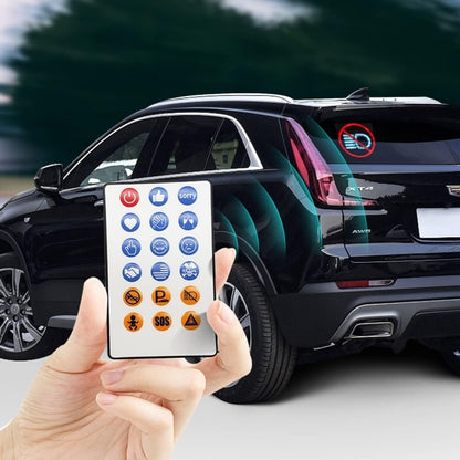 Светещи LED очи за предно стъкло, дяволски очи Devil Eyes 60/12см