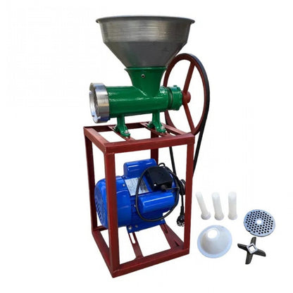 ЧУГУНЕНА МЕСОМЕЛАЧКА 32-РИ НОМЕР С ЕЛЕКТРОМОТОР, СТОЙКА И МЕТАЛНА ФУНИЯ