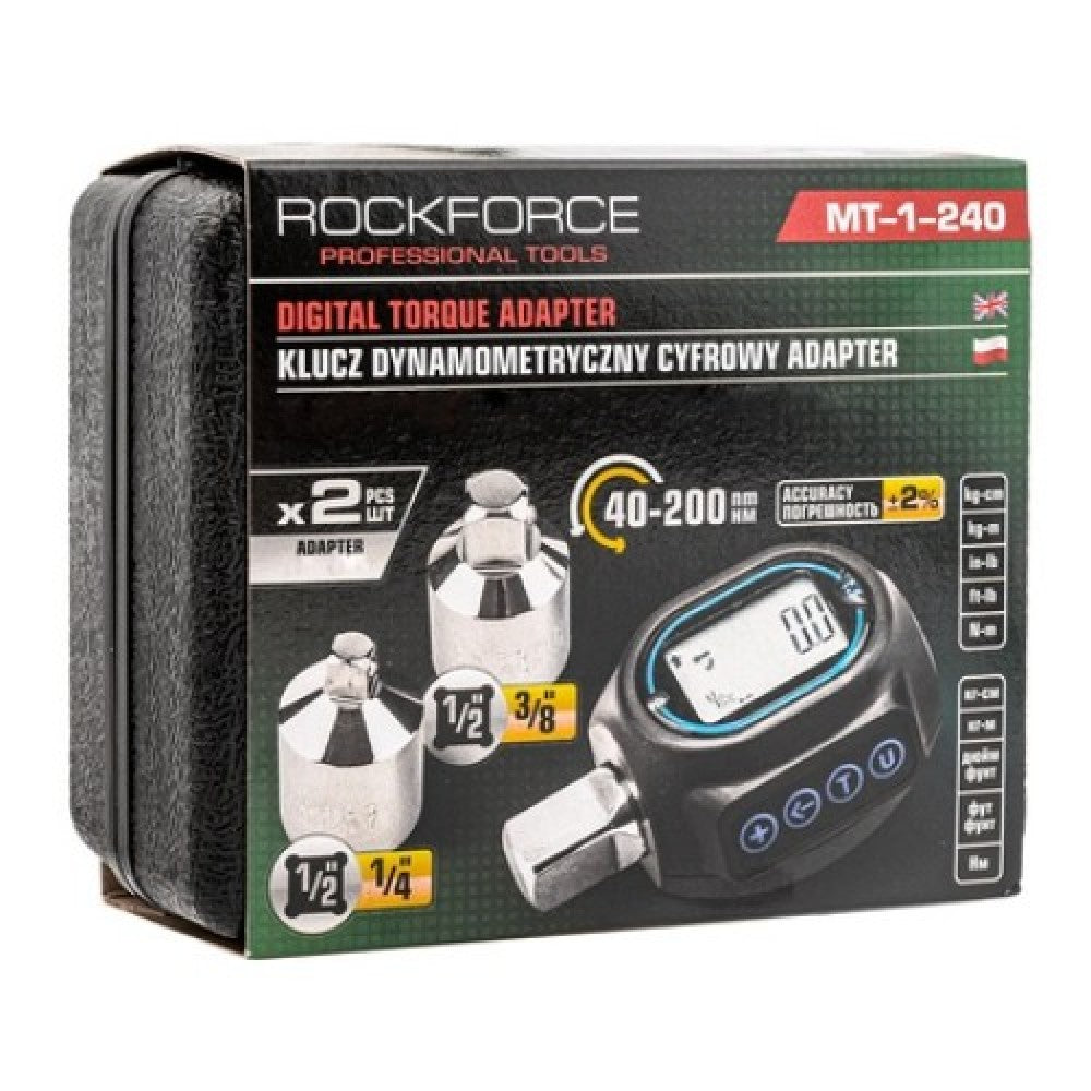 Цифров динамометричен адаптер 1/2” 40 - 200 Nm RockForce