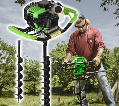 Бензинов свредел STAHLMAYER 72CC +подарък бургия 150мм