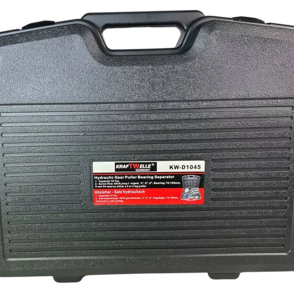 Хидравличен комплект скоби и сепаратор за лагери 10 тона KraftWelle