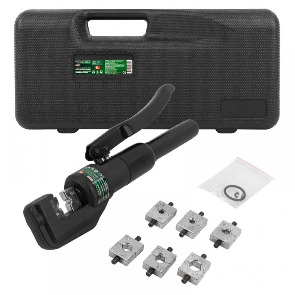 Хидравлични клещи за кербоване 5 тона, 6 - 70 мм² RockForce