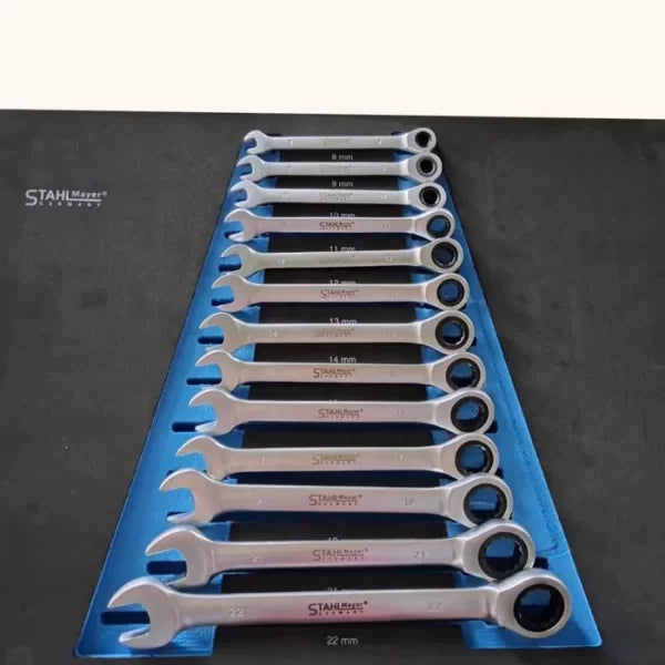 ШКАФ С ИНСТРУМЕНТИ STAHLMAYER СЪС 7 ЧЕКМЕДЖЕТА – 5 ПЪЛНИ