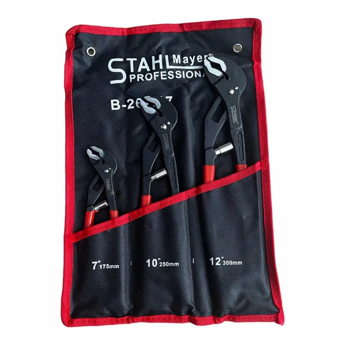 КОМПЛЕКТ АВТОМАТИЧНИ КЛЕЩИ ГАРГИ 3 ЧАСТИ 175, 250, 300 ММ STAHLMAYER