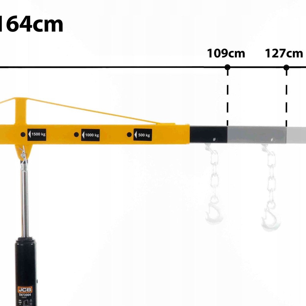 ХИДРАВЛИЧЕН, СГЪВАЕМ КРАН ЗА ДВИГАТЕЛИ ТИП ЖИРАФ 2 ТОНА JCB