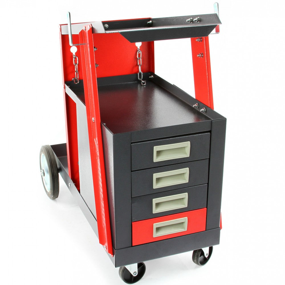 Количка за заваръчни апарати - електрожени с 4 чекмеджета Mar-Pol