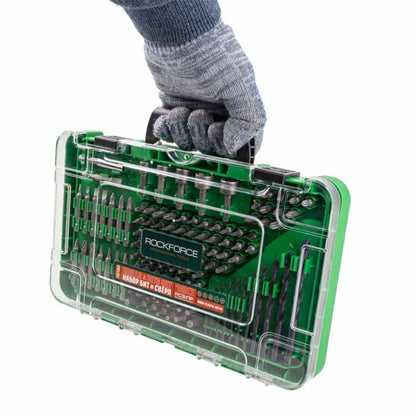 Комплект битове и свредла 120 части RockForce